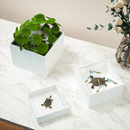 6pcs White Acrylic Food Display Risers Stands, Desert (Dessert) Risers, Buffet Display Stands, Acrylic Stands for Display, White Acrylic Boxes for Display - Dessert Buffet Displays, Party Wedding Cake Risers, Elevator Riser Decor, Food Risers for Decor...