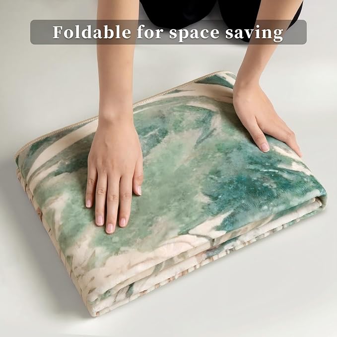 Ciicool 2x6 Washable Runner Rug, Modern Abstract Soft Hallway Rugs Runner, Non-Slip Thin Accent Rug Lightweight Green Swirls Print Distressed Carpet for Laundry Entryway Bedroom Kitchen Indoor