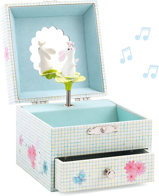 DJECO Sweet Rabbit's Song Wood Treasure Box