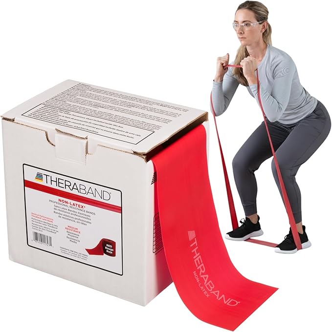 THERABAND Resistance Band, Special Heavy, 50-Yard Roll, Elastic Band for Exercise