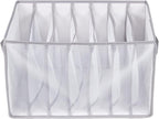 Univivi Extra Large Wardrobe Clothes Organizer Closet Organizer Portable Pants Sweaters Organizer for Closet,T-Shirt, Underwear, Upgraded 7 Grids Jeans Hoodie Organizer Clothes Organizer - Set of 2