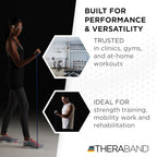 THERABAND Latex Resistance Tubing, Red, Medium Level 2, 100 ft Roll, Professional Grade Resistance Band for Exercise, Upper and Lower Body Workouts, Cut-to-Length, Color-Coded Levels