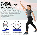 THERABAND High Resistance Bands, Set of 2 Elastic Super Bands for Improving Flexibility, Injury Rehab, & Full Body Workouts, Heavy Duty Stretch Bands for Lifting, 1 Light & 1 Medium Band