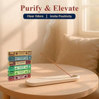 Tulasi Nag Champa Incense Sticks Assorted/Variety Pack – 180 Hand Rolled Sticks, 12 Natural Scents | Sandalwood, Lavender, Vanilla, White Sage | Meditation & Yoga Aromatherapy