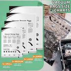 16 Pack Vacuum Storage Bags, Space Saver Bags, Compression for Comforters and Blankets, Sealer Clothes Storage with Hand Pump. (3J/3L/5M/5S)