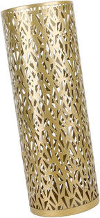 Jectse Umbrella Stand, Freestanding Round Metal Umbrella Holder Bin Hollowed Rain Collection Umbrella Organizer Bin for Home Office Entryway (Gold), Jectse021nsfg9dv-13