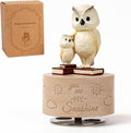 Owl Music Box Figurine, Sculpted Hand-Painted Musical Figure Gifts, for Birthday Mothers Day Anniversary, Play You are My Sunshine