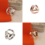 SYWDUDUCLT Scarf Ring for Women's Shawl, Silk Neckerchief, Tshirt, Gold/Sivler, S/M/L, 2 Pcs