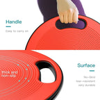 EVERYMILE Wobble Balance Board, Exercise Balance Stability Trainer Portable Balance Board with Handle for Workout Core Trainer Physical Therapy & Gym No-Skid Surface