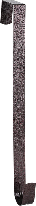 Sattiyrch 12" Wreath Hanger for Front Door,Steel Over The Door Hanger Hook,Wreath Door Hanger(Textured Brass, 1)