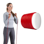 THERABAND Latex Resistance Tubing, Red, Medium Level 2, 25 ft Roll, Professional Grade for Upper and Lower Body Workouts, Cut-to-Length, Color-Coded Resistance Levels