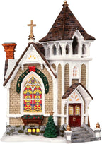 Lemax Christmas Village Little River Church Battery Operated Led - 45069
