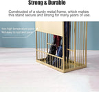 Umbrella Stand Hallway Entryway Storage Rack Umbrella Holder Large Capacity Metal Umbrella Holder Stand, Freestanding Umbrella Storage Stand with Four Non-Slip Feet, Canes Walking Sticks Swords(White,