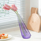 Mini Gradient Glass Vase, Exquisite Desktop Decorative Vase, Pro Glass Replacement (Green)
