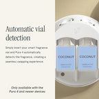Pura & Simplicity Home Scent Refill - Smart Air Diffuser - Long-Lasting Luxury Fragrance per Refill - Home Essential - Clean & Safe Diffuser Fragrance - 2 Pack, Coconut