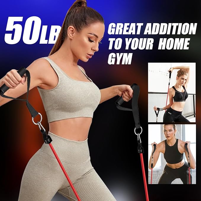 VEICK Resistance Bands, One Single Exercise Bands, Workout Bands Resistance Training for Home Workouts Fitness Pilates