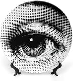 Lina Cavalieri Plate, Wall Decorative Plate, Mysterious Face Plate Wall Hanging Decoration,Including Bracket And Special Spring HooK,style-10,7inch