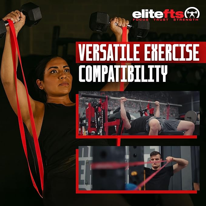 EliteFTS Pro Resistance Band - Boost Core Stability and Flexibility with This Portable, Joint-Friendly Tool