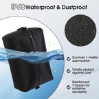 3 Pack Cordless Travel Compression Vacuum Bag Set with Wireless Pump,Reusable Waterproof Durable Tear-Resistant Luggage Compression Bags (18L×2 + 34L Set), Suitable for Luggage and Suitcase