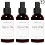 Muse Apothecary Flush Ritual - Aromatic & Refreshing Toilet Spray, Use Before You Go, 4 oz, Infused with Natural Essential Oils - Aloe + Eucalyptus + Lavender, Pack of 3