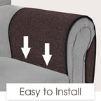 Joywell Armrest Organizer Remote Holder for Recliner Armchair Caddy Couch Sofa Arm Chair Caddie with 6 Pocket Storage for Magazine, Phone, iPad, Purple