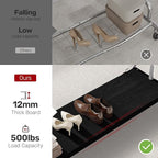MAXLEAD Clothes Rack, Clothing Rack with Wood Shelves 500 LBS Heavy Duty Garment Rack for Hanging Clothes Portable Closet Sturdy Coat Rack for Bedroom, Living Room, Laundry, Balcony, Silver