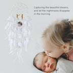 Dream Catchers Lovers Dream Catcher for Boys Large Dream Catcher for Girls Wall Hanging Tree of Life Wall Decor with LED Light Handmade Feather Dreamcatcher Native American Blessing Gifts