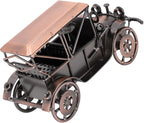 Keenso Vintage Car Model,Handcrafted Collections Collectible Vehicle Iron Retro Car Model for Decoration (Antique Bronze)