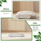 6 Pack Clear Hanging Vacuum Storage Bag, 51.2 x 27.6 inch Hanging Vacuum Sealer Storage Space Saver Bags, Reusable Space Saver Bags, for Suits Dress Jackets
