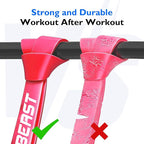 FitBeast Resistance Bands Set, Pull Up Assist Bands for Strength Training, Powerlifting, Muscle Toning, Yoga, Mobility Exercises, Rehabilitation, Full-Body Workout
