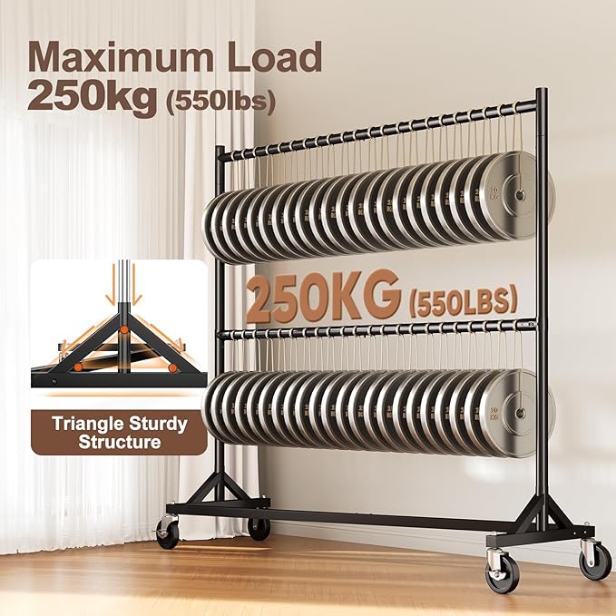 HOKEEPER Z Rack for Clothing Heavy Duty Clothes Rack Hold 550 LBS Commercial Garment Rack with Wheels Rolling Portable Z Base for Bedroom, Living Room, Laundry, Black, 22.8" D x 62.6" W x 87.8" H