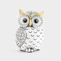 Owl Statue for Home Decor Accents,Owl Decor for Bookshelf Bedroom Living Room Office Table Desk Mantle TV Stand Boho Decoration,Modern Shelf Decor Accents Animal Sculptures for Birds Lovers,Owls Gift