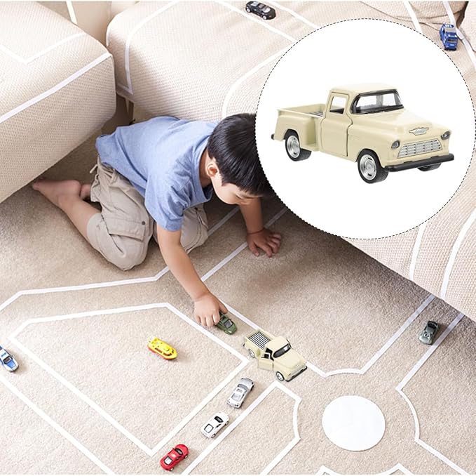 TOYANDONA Small Pickup Truck Model Miniature Car Figurine Kids Toy Gift 4.92In Off-Road Truck for Home Decor Birthday Party Favors Display