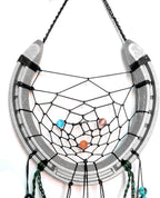 Luckly Horseshoes Dream Catcher Handmade Dream Catchers for Bedroom Wall Hanging Home Decor Ornaments Craft Men Women