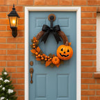 2 Pack Wreath Hangers for Front Door, Door Wreath Hanger on Glass, Window & Smooth Surfaces, Holiday Decoration Hook for Christmas, Thanksgiving, Halloween
