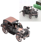Vintage Car Model Metal Bronze Classic Exquisite Home Decorative Handicraft Ornament Retro Antique Car Decor Gift for Men Women Collectors Bedroom Living Room Bar Restaurant