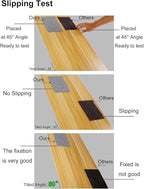 Non Slip Rug Pad Grippers - 2x4 Ft, 1/8" Thick, (Felt + Rubber) Double Layers Area Carpet Mat Tap, Provides Protection and Cushioning for Hardwood or Tile Floors