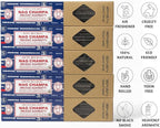 Satya Smudge Incense Stick – Hand-Rolled Indian Masala Incense for Meditation, Yoga & Spiritual Cleansing Pack of 6 (Nag Champa)
