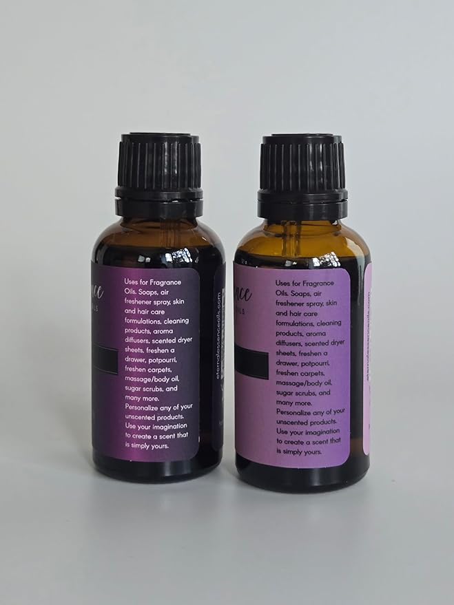 Eternal Essence Oils 2 Pack 30ml Premium Fragrance Oil - Forever Yours & Dark Amethyst - for Candle, Soap Making, Aromatherapy, Diffusers, Home Care, & Humidifiers