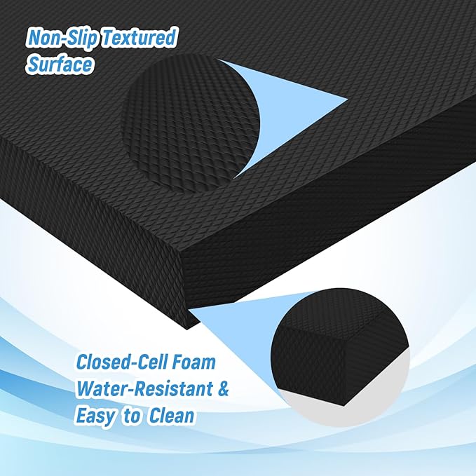 High-Density Balance Pad for Exercise,Non-Slip Foam Mat for Pilates, Fitness,Yoga, Core Training Physical Therapy, Knee Pad for Floor