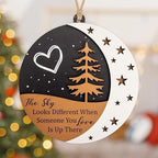 Memorial Christmas Ornament 2026, in Memory of Loved One Ornament, Bereavement Gift for Loss of Father or Mother, Memory Ornaments for Deceased, in Remembrance Gift Keepsake, Sympathy Ornaments Gift