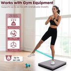 Balance Pad- High-Density Foam Cushion Mat for Yoga, Exercise & Fitness, Non-Slip Stability Trainer for Core Workouts, Thick Foam Balance Board (19.7×15.7×2.4 in)
