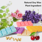 SCENTORINI Wax Melts - Melts Cubes for Wax Warmers, Christmas Decor, Rose, Lavender, Jasmine, Cherry, 4 x 2.5 oz