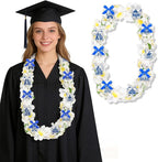 Leis for Graduation 2026, Artificial Flower Wreath with Cards Graduation Lays Gifts, Congrats Grad for High School