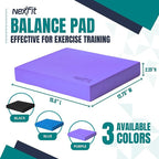 High-Density Balance Pad - Durable TPE Foam Balance Pad Physical Therapy, Foam Exercise Pad with Non-Slip Surface, Lightweight for Home & Gym Workouts, Core Strength & Balance Enhancement