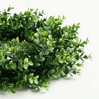 24" Faux Large Preserved Boxwood Wreath - Waterproof Spring & Summer Greenery Floral Wreath for Front Door, Porch, Farmhouse, Wall, Window - Indoor & Outdoor All Seasons Hanging Home Décor