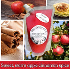 304CandleCo Large Squeeze Soy Wax Melt - 50 SCENTS! - Highly Fragrant & Hand-Crafted - Easy Mix & Match - American Made - Perfect for Wax Warmers (3oz, Apple Cinnamon)