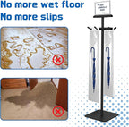 Montex Wet Umbrella Stand with Free 200 Plastic Umbrella Bags and Holder