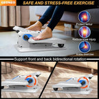 Under Desk Elliptical Machine, Electric Elliptical Exerciser for Senior, Quiet & Small Electric Seated Pedal Exerciser for Home with Display Monitor, Remote Control & 12 Adjustable Speeds