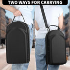 Hard baseball hat case, Hat Carrier Travel Case with Adjustable Shoulder Strap, Hat cap case for 12 Baseball Caps - Perfect for Traveling & At-Home Storage (Black)